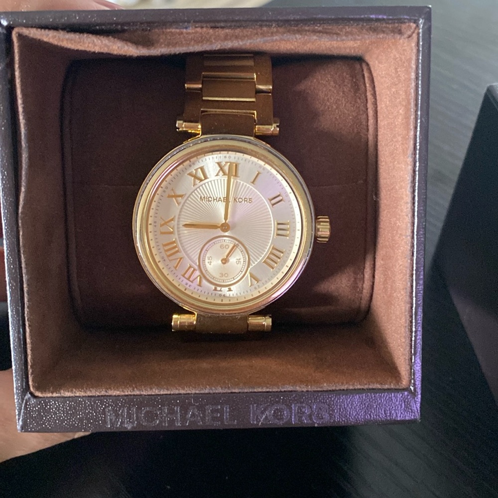 Michael Kors Skylar Gold Ladies Watch